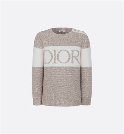 pinterest tricot dior|Pull Maille tricot de laine et cachemire beige chiné et ivoire.